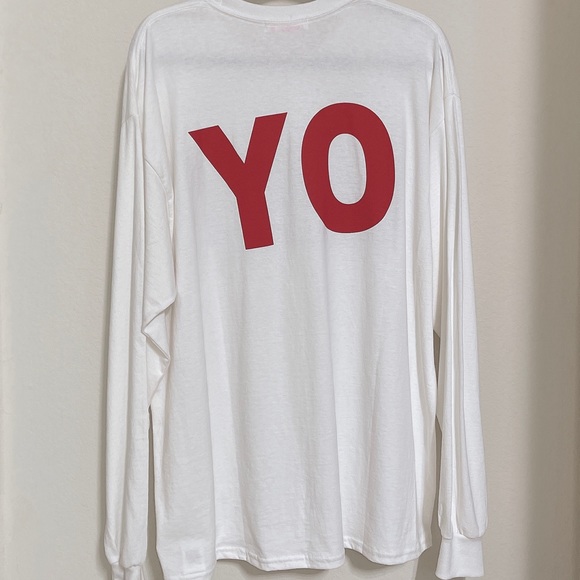 NWT Lazy Oaf Little Sunny Bite long sleeve tee sweatshirt Hey Yo - Picture 4 of 4